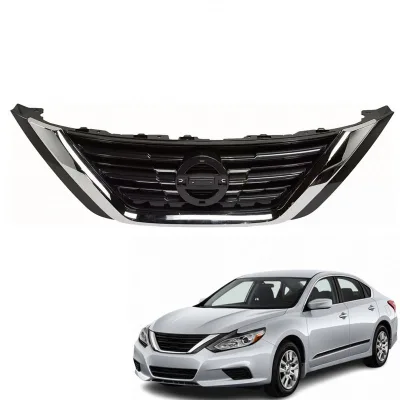 New Replacement Aftermarket Auto Parts Front Bumper Cover Chrome Black Upper Grille for Nissan Altima 2016 2017 2018
