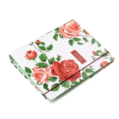 BYN Custom Kitchen Food Daily Planner Clip Bound Blank Recipe Book with Art Paper and Film Lamination 200x236mm 87 Sheets