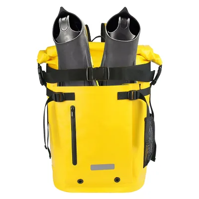 Outdoor Adventure Waterproof Bag High Quality Pvc Drybag Diving Gear Flipper Carrying Backpack