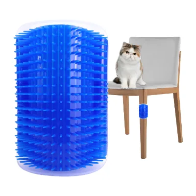 New Corner Pet Hair Brush Massage Fixed Cat Groomer Brush