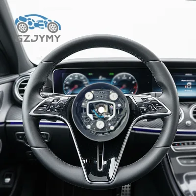 Genuine OEM Style Black Leather Steering Wheel Upgrade Replacement for Mercedes-Benz W166 GLE400