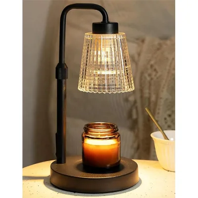 Electric Candle Warmer Lamp with Timer & Adjustable Brightness-Eco-Friendly Home Decor for Women & Mom New Home Gift