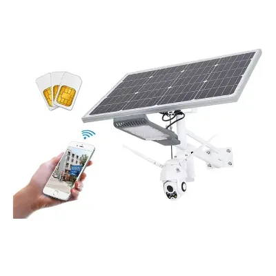 Outdoor Solar Street Light 4g Ptz Camera with Waterproof Function