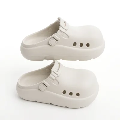Women's Outdoor Casual High Top Clogs New 2026 Autumn/Spring/Summer Model Soft Thick Sole Anti-slip Closed-Toe Sandals for Beach