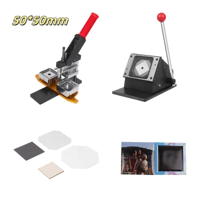 New Wholesale Factory Covered Button Machine Badge Making Machine Manual Button Making Machine Button Maker Bearing 1 Year