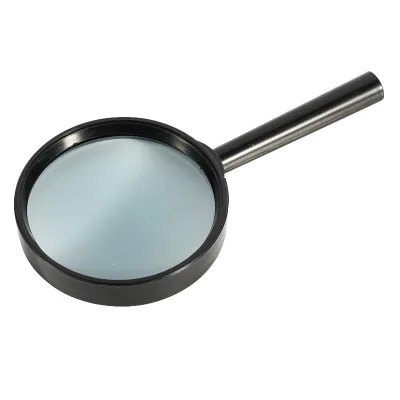 Custom 75mm Plastic Handheld Map Magnifier with Logo for Office School & Home Kids & Elder Reading Newspaper Glass Novelty Gift