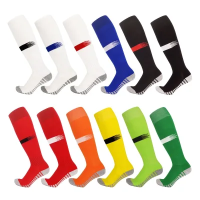 Fashion Trend Children Knee-padded Non-slip Football Socks Sports Socks