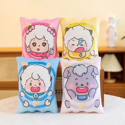 Cute Little Wool Toy Pendant Xiyang Cartoon Little Sheep Doll Girl Bag Ornament Key Stress Relief PP Cotton Filling for Birthday