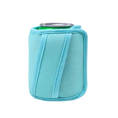 Instant Chill Slim 12oz Can Coolers Sleeve Flexible/Freezable Gel Ice Pack for Beer, Beverage