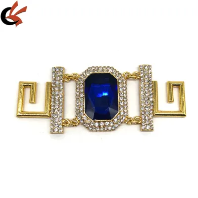 Gold Rhinestone Bikini Connectors Buckle Connector Beachwear Gold Connector