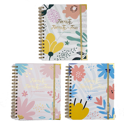Custom Spiral Notebook Refreshing Paper Cover Undated Monthly Weekly Budget Binder Planner With Cash Envelopes