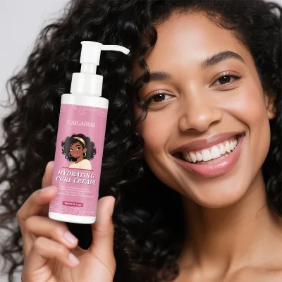 Private Label Curl Hair Styling Product Coils Waves Hydrates Enhances Shine Defining Curl Cream for Black Women Kids