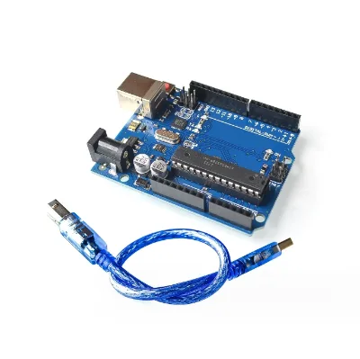 The UNO R3 development board is compatible with arduino control ATmega328P microcontroller module