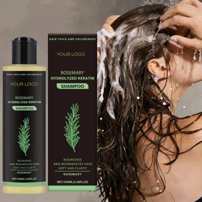 OEM Private Label Rosemary Shampoo Organic Rosemary Strengthening Shampoo Natural Hair Removing Dandruff Anti-hair Loss Shampoo