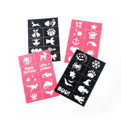 Newest Fashionable Gold and Silver Metallic Tattoo Stickers Temporary Tattoo Design