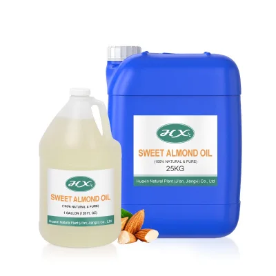 100% Pure Sweet Almond Carrier Oil Wholesale Price Sweet Almond Oil Skin Moisturizer and Hair Repair Use