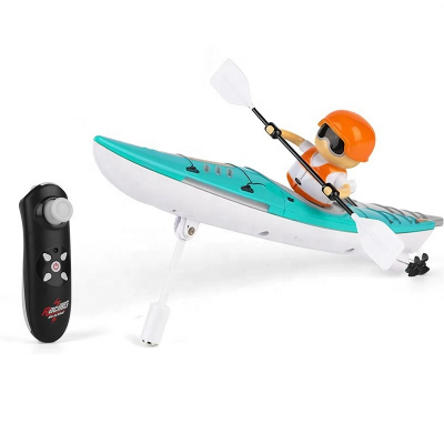 HC810 RTR 2.4G RC Boat with Dual Modes LED Lights Paddle Propulsion Waterproof Design Mini Toys