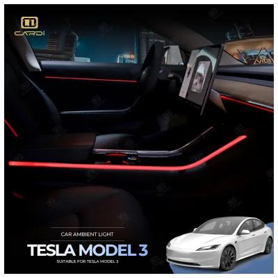 High Quality New for 12V Car Interior Ambient Lights for Model Y/3/S/X-Retrofit/Upgrade