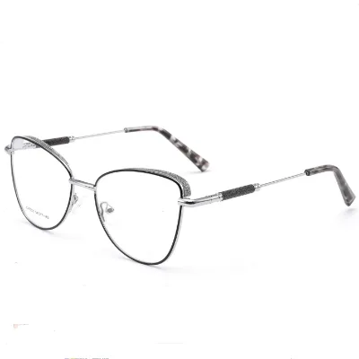 Metal Cat Eyeglasses Frame for Cute Women  Myopia Prescription Eyeglasses Frames Vintage Fashion Eyewear