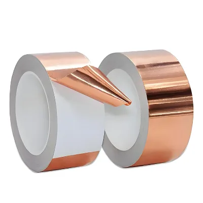 Customized Conductive EMI Shielding Adhesive Copper Foil Tape for Stained Glass and Snail Barrier Heat-Resistant Conductive Tape