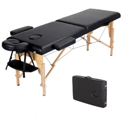 Best Portable Wooden Folding Massage Table & Beds Tattoo Bed for Beauty Salon Tattoo Workshop