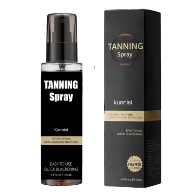100ml/3.38fl.oz Portable Custom Innovative Sunscreen Tanning Spray Organic Self Tan for Body Hydrogen Mist