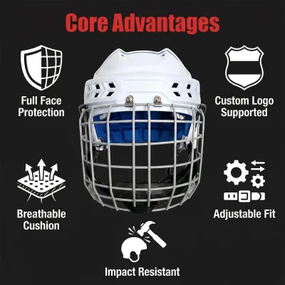 Protective Hockey Helmet and Ice Hockey Helmet for Safety and Head protection