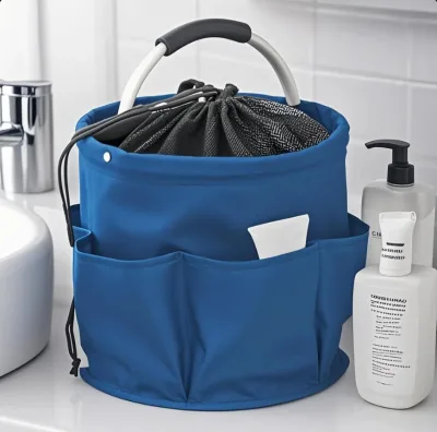 Summer Outdoor Camping Picnic Beach Portable Foldable PE 28*28 Storage Basket STL 818 for Baby Mother Household Use