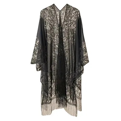 Hot Sale Good Quality Soft Colored Lace Scarves for Bridesmaids' Evening Dresses  Shawls