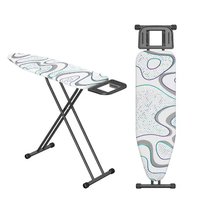 Customized Full Size Foldable Ironing Board Adjustable Gray Household Ironing Board Steam Ironing Board