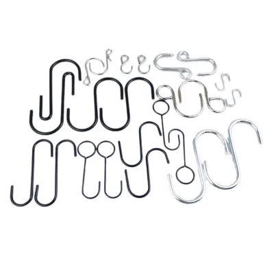Heavy-Duty Stainless Steel Hanging S Hooks for Kitchen Bathroom Bedroom Office-for Pan Pots Cups Bags Towels Plants Pictures