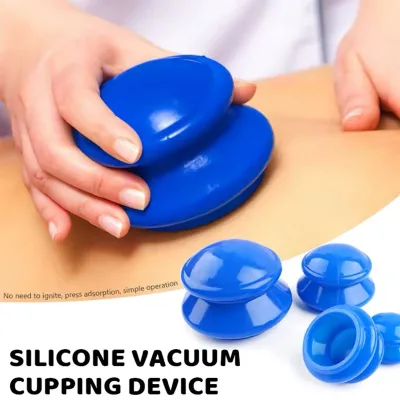 R 2025 New Silicone Vacuum Cup Cupping Therapy Chinese Vacuum Cupping Set Massage Soreness Pain Relief for Home / Salon Use
