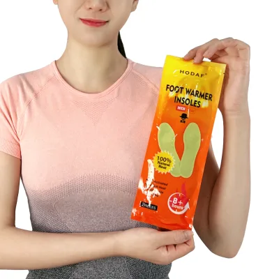 Wholesale Feet Warmer Insoles Iron Self-heating Promotional Hot Pack Foot Warmer Heating Pad OEM