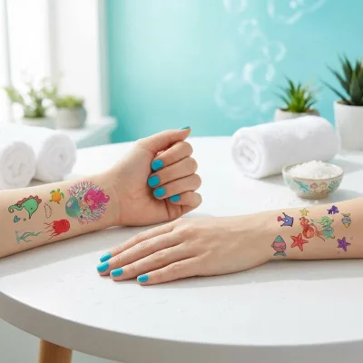 Smart Sticker Long Lasting Waterproof Temporary Paste Tattoos Stickers for Girls Cute