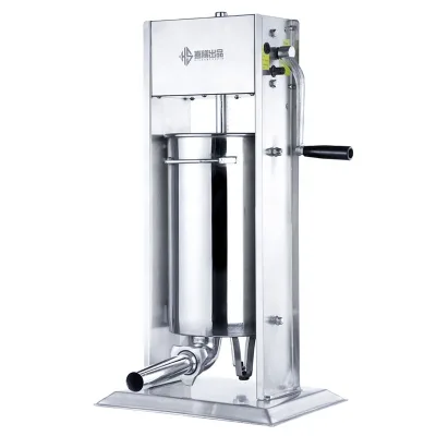 2025 Factory Price 5L Russia Sausage Syringe Manual Vacuum Sausage Stuffer Stainless Steel