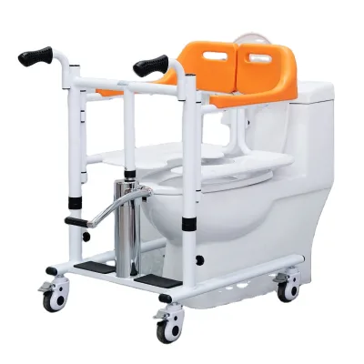 Health Care Supplies Mobile Adjustable Bath Chair Wheelchair Rehabilitation Therapy Supplies