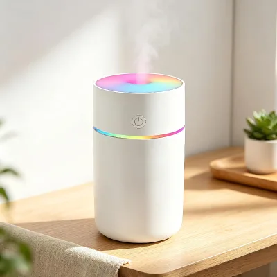 Portable 180ml Home Night Light USB Silent Colorful Cup Mini Air Humidifier for Home Office Car Outdoor