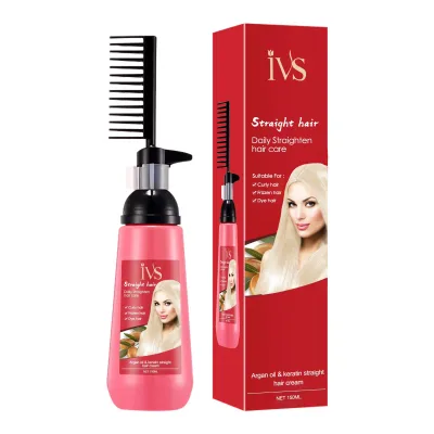 OEM Private Label Brazilian Keratin Collagen Professional Magic Hair Straight Cream With Comb to Solve Straight Hair Problems