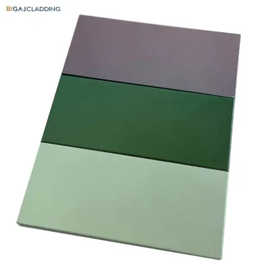 Color Shifting Iridescent Glitter Perforated Modern Outdoor Fiber Cement Facade Panel 1.65g/cm3 Weatherproof Pre-Coated Cladding