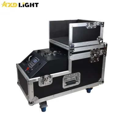 Stage Water Mist Machine 3000W Haze Effect Machine Two Pipes Low Fog Smoke Stage Equipment Indoor Outdoor Wedding Event Lighting