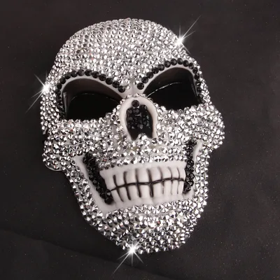 Bestseller New European American-style Skull-shaped Diamond-encrusted Plastic MasksDIY Fashionable Halloween