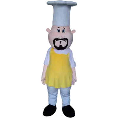 China Professional Mascot Costumes Manufacturer Custom Character Cartoon Fur Plush Chef Mascot Design Adult Chef Mascot Costumes