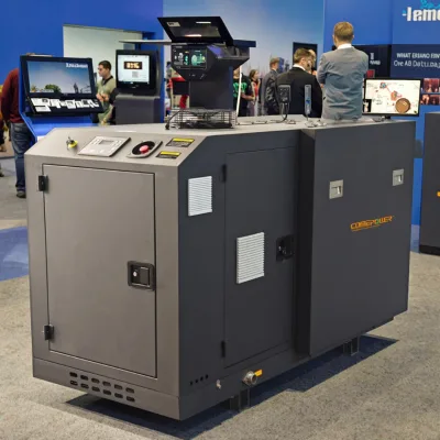 Hot Sale High Efficiency 35kW Silent Type Natural Gas CHP CE Certified Electric Start 50Hz 60Hz High Gas Turbine Generators