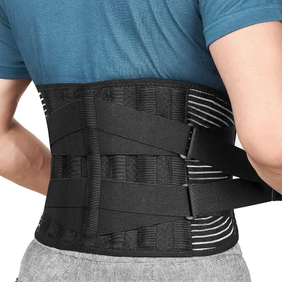 Adjustable Elastic Nylon Waist Support Brace Pad Working Safety Lumbar Bandage Belt Comfortable Straps Provides Back Protection