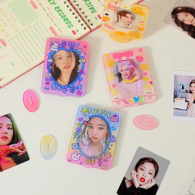 Custom PC PhotoCard Holder Kpop Stars Collect Card Holder Credit Card RFID Blocking Mini Holder