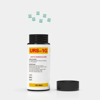 OEM URS-1G Manual Plastic Reagent Strips for Urine 1 Parameters Glugose Urinalysis