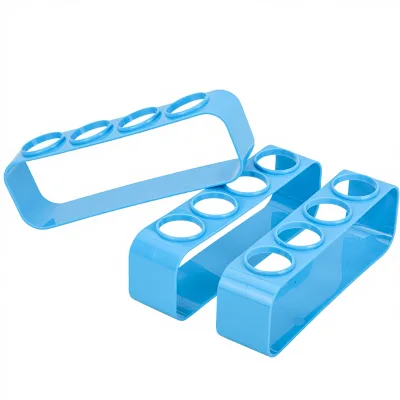 Scientific Experiment Four-hole Plastic Test Tube Rack for Children's 4-6Y Science Lab Auxiliary Equipment Toy