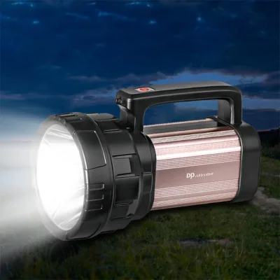 LED 100W High-Power Rechargeable Battery Searchlight Aluminium Portable Emergency Light 5V USB Output for Camping Hiking Outdoor