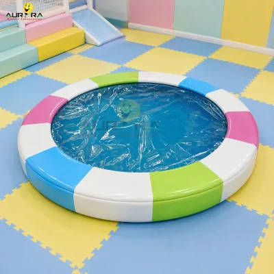 Custom Eco-friendly Fire-retardant Durable Kids Sensory Water Bed Soft Play Mats Commercial Grade Indoor Playground Equipment
