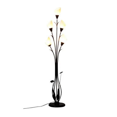 Nordic Style Acrylic Glass Flower Shape Standing Lamp Home Decor Creative Floor Lamp